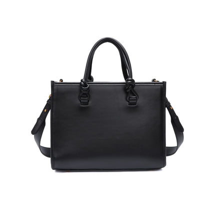 Bolsa Tote Preta Santa Lolla Alça Dupla