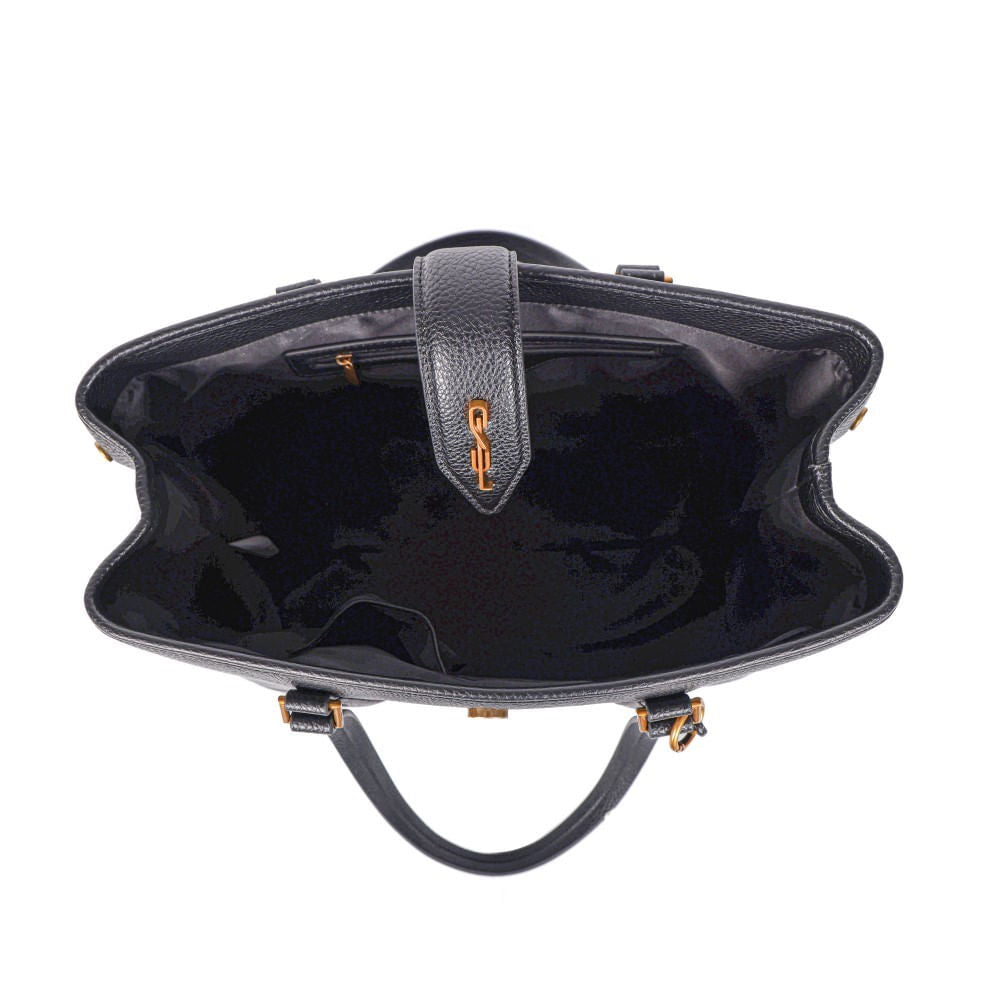 Bolsa Tote Preta Santa Lolla