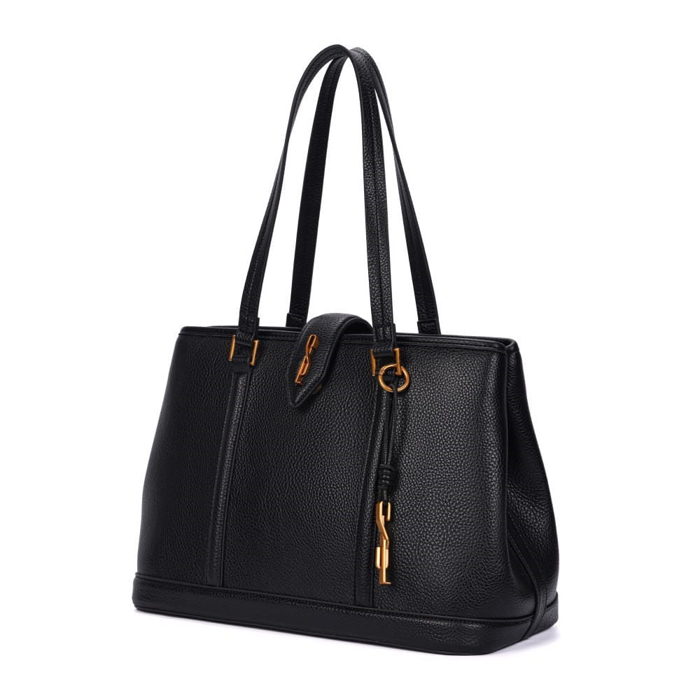 Bolsa Tote Preta Santa Lolla