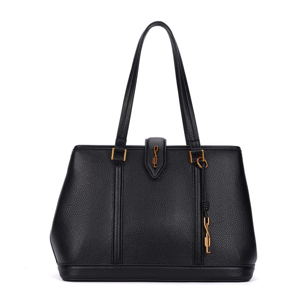 Bolsa Tote Preta Santa Lolla