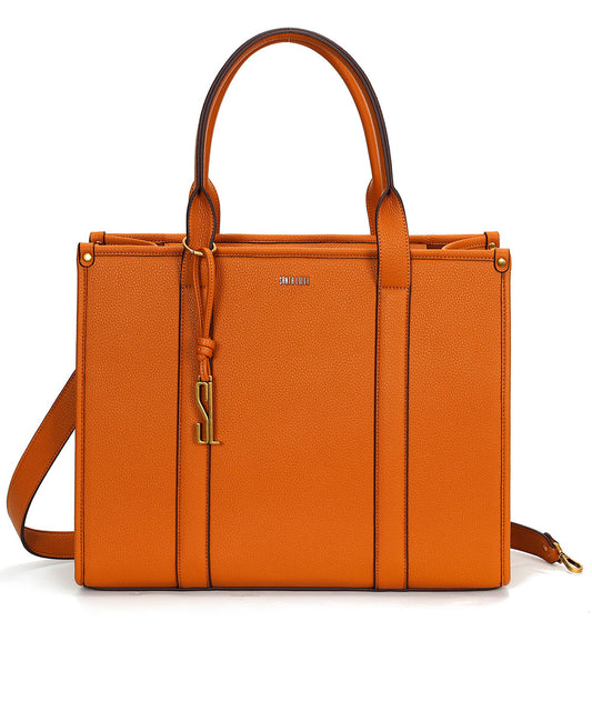 Bolsa Tote Santa Lolla Cognac Grande