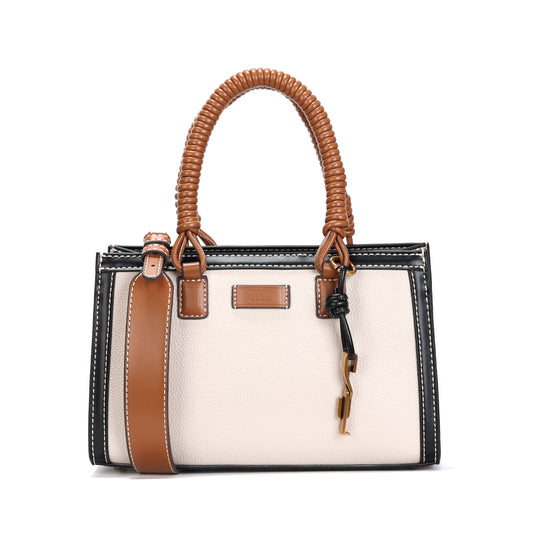 Bolsa Tote Santa Lolla Floater Off White Pesponto
