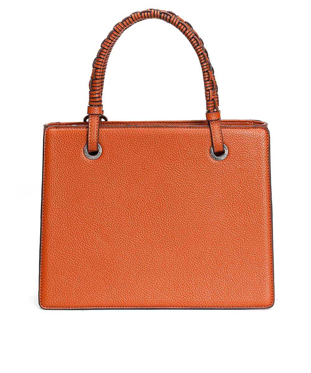 Bolsa Tote Santa Lolla Marrom Alça Transversal