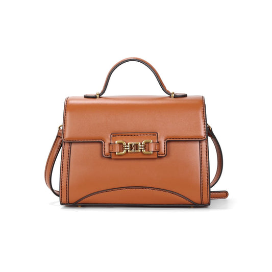 Bolsa Tote Santa Lolla Marrom Bridão Alça Transversal