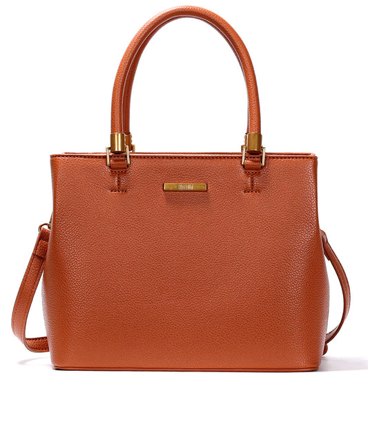 Bolsa Tote Santa Lolla Marrom Cinamon Grande