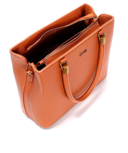 Bolsa Tote Santa Lolla Marrom Transversal