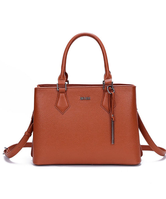 Bolsa Tote Santa Lolla Marrom Transversal