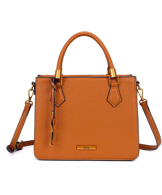 Bolsa Tote Santa Lolla Marrom Transversal