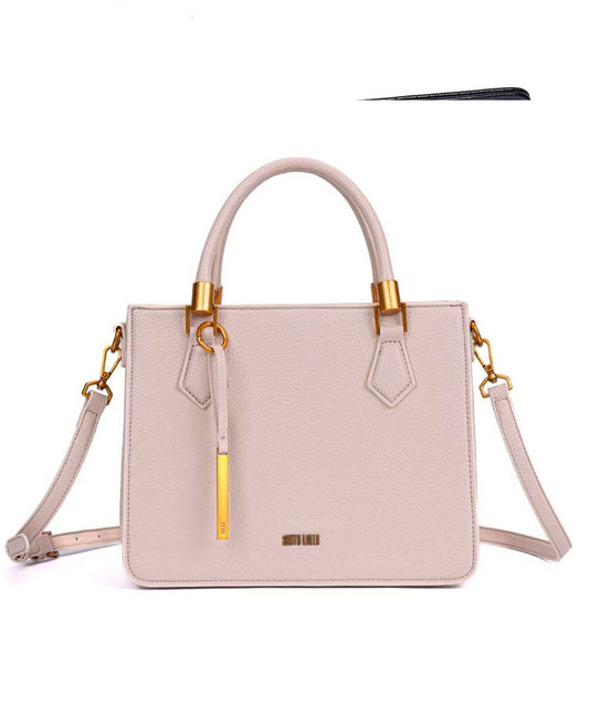 Bolsa Tote Santa Lolla Off White Alça Dupla