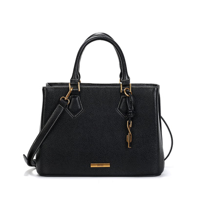 Bolsa Tote Santa Lolla Preta Alça Dupla