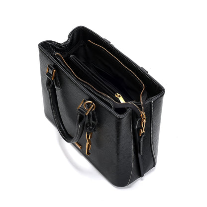 Bolsa Tote Santa Lolla Preta Alça Dupla