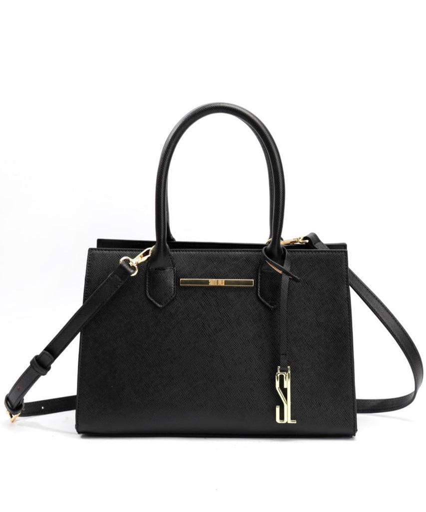 Bolsa Tote Santa Lolla Preta Alça Transversal