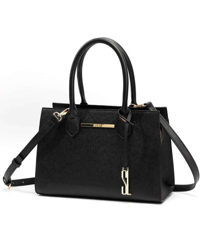 Bolsa Tote Santa Lolla Preta Alça Transversal