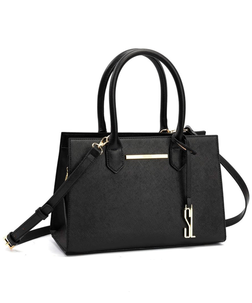 Bolsa Tote Santa Lolla Preta Alça Transversal