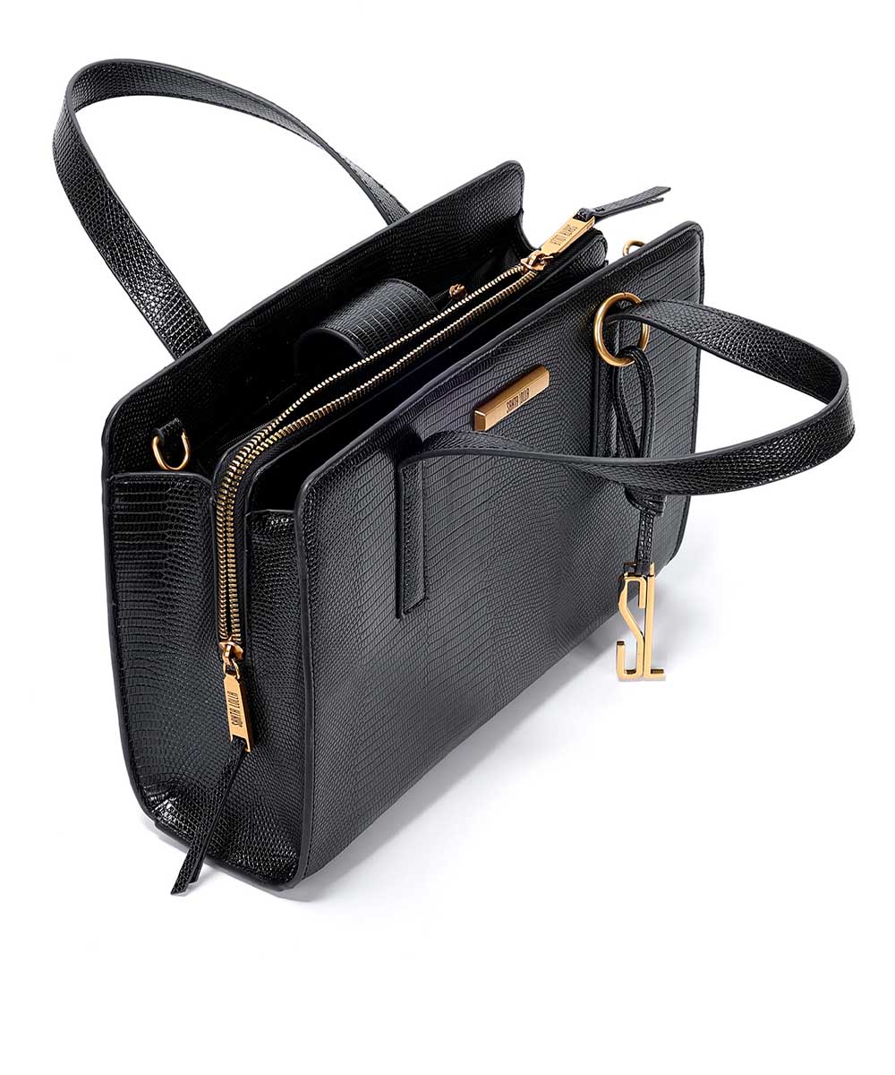 Bolsa Tote Santa Lolla Preta Chaveiro