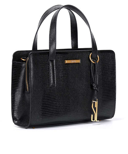 Bolsa Tote Santa Lolla Preta Chaveiro