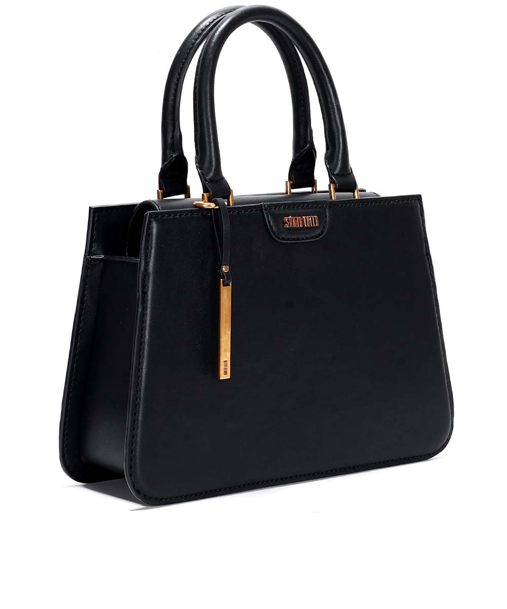 Bolsa Tote Santa Lolla Preta com Alça Removível