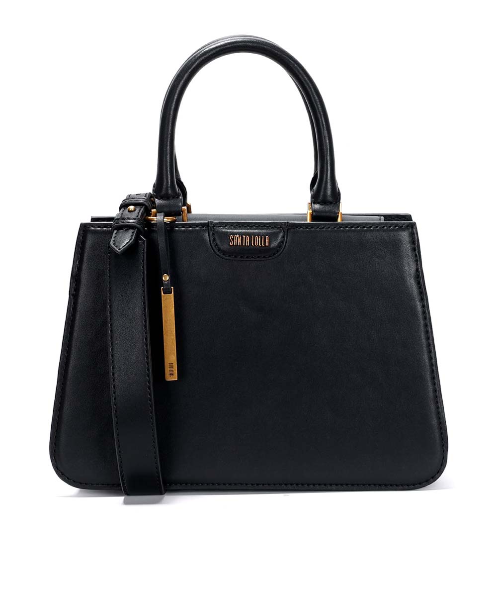 Bolsa Tote Santa Lolla Preta com Alça Removível
