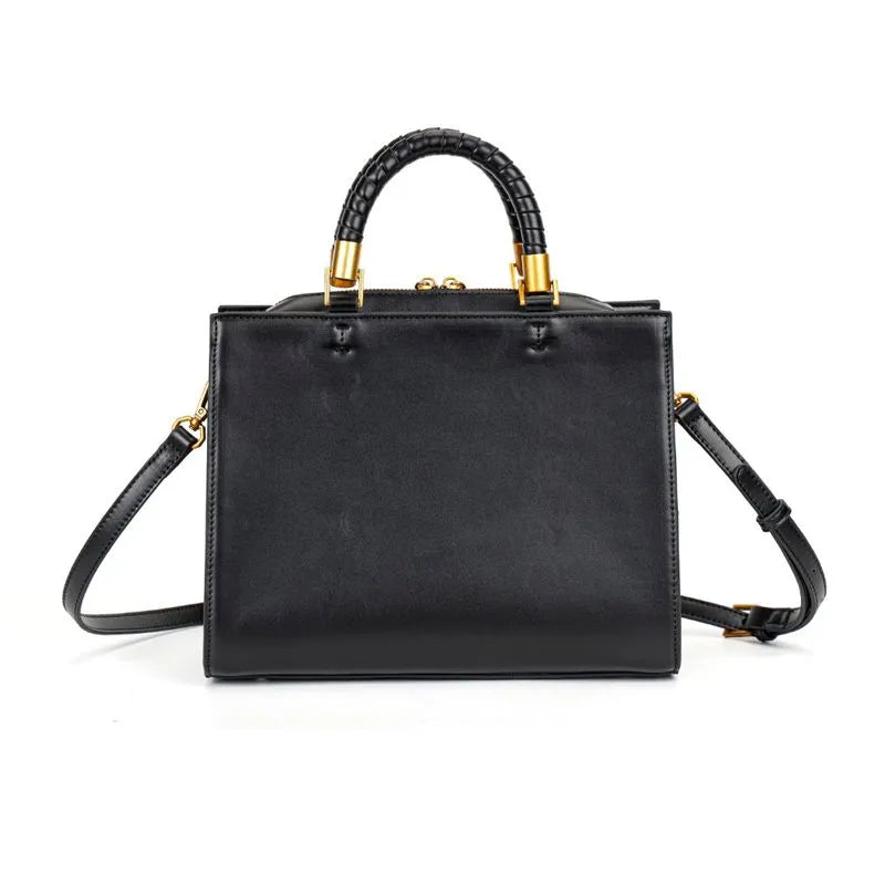 Bolsa Tote Santa Lolla Preta Duas Alças