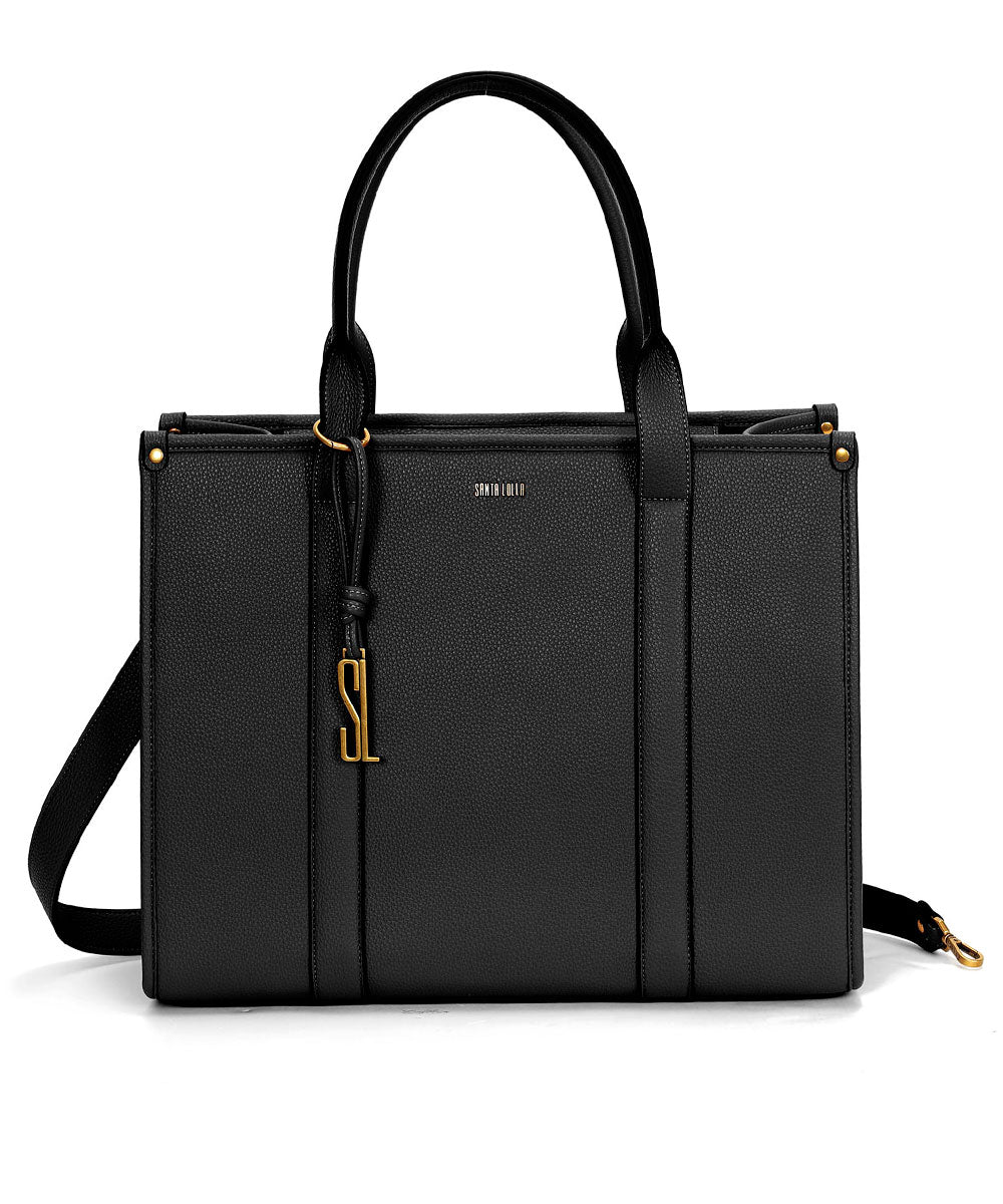 Bolsa Tote Santa Lolla Preta Grande