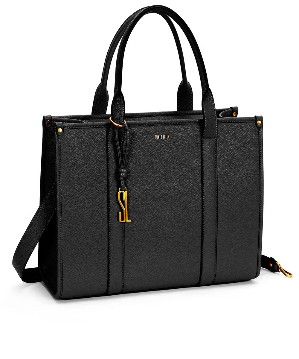 Bolsa Tote Santa Lolla Preta Grande
