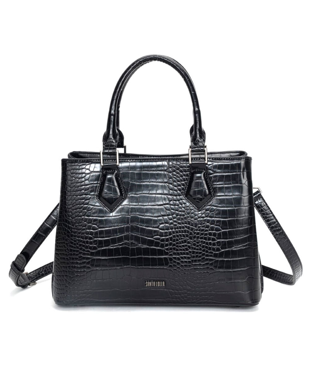 Bolsa Tote Santa Lolla Preta Transversal