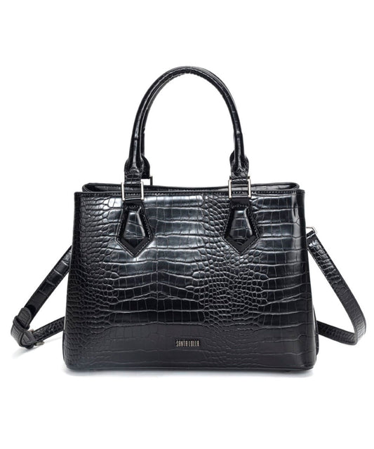 Bolsa Tote Santa Lolla Preta Transversal