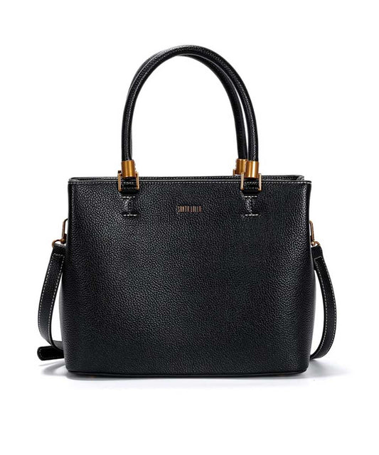Bolsa Tote Santa Lolla Preto Transversal