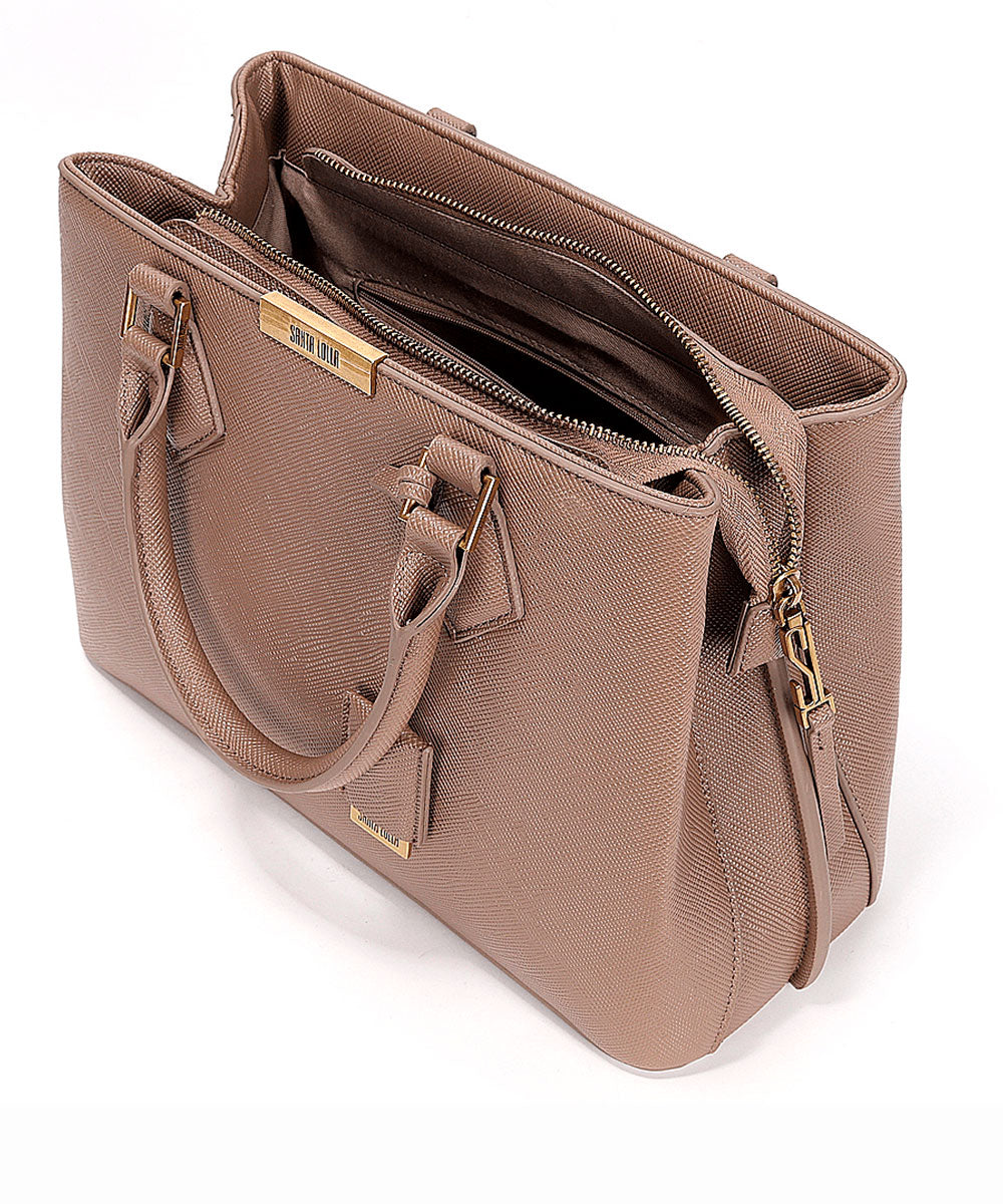 Bolsa Tote Santa Lolla Transversal Nude