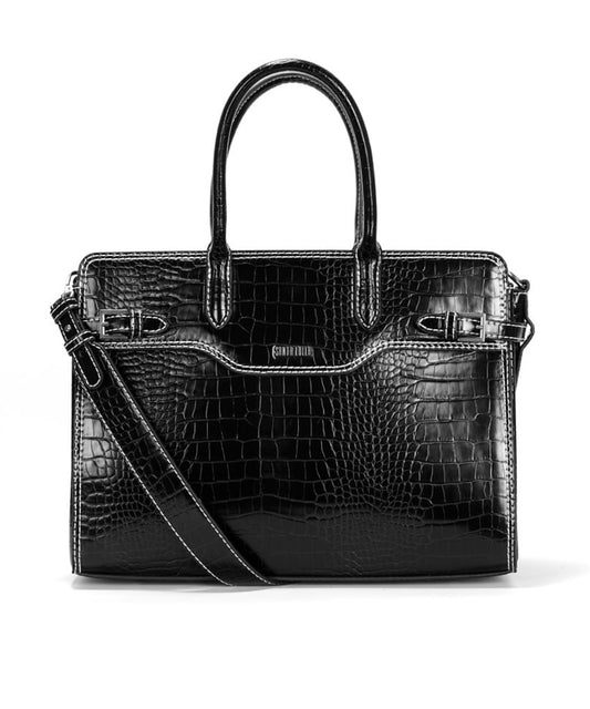 Bolsa Tote Santa Lolla Transversal Preta