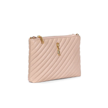 Bolsa Transversal Bege Santa Lolla Matelassê 