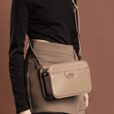 Bolsa Transversal Cinza Santa Lolla