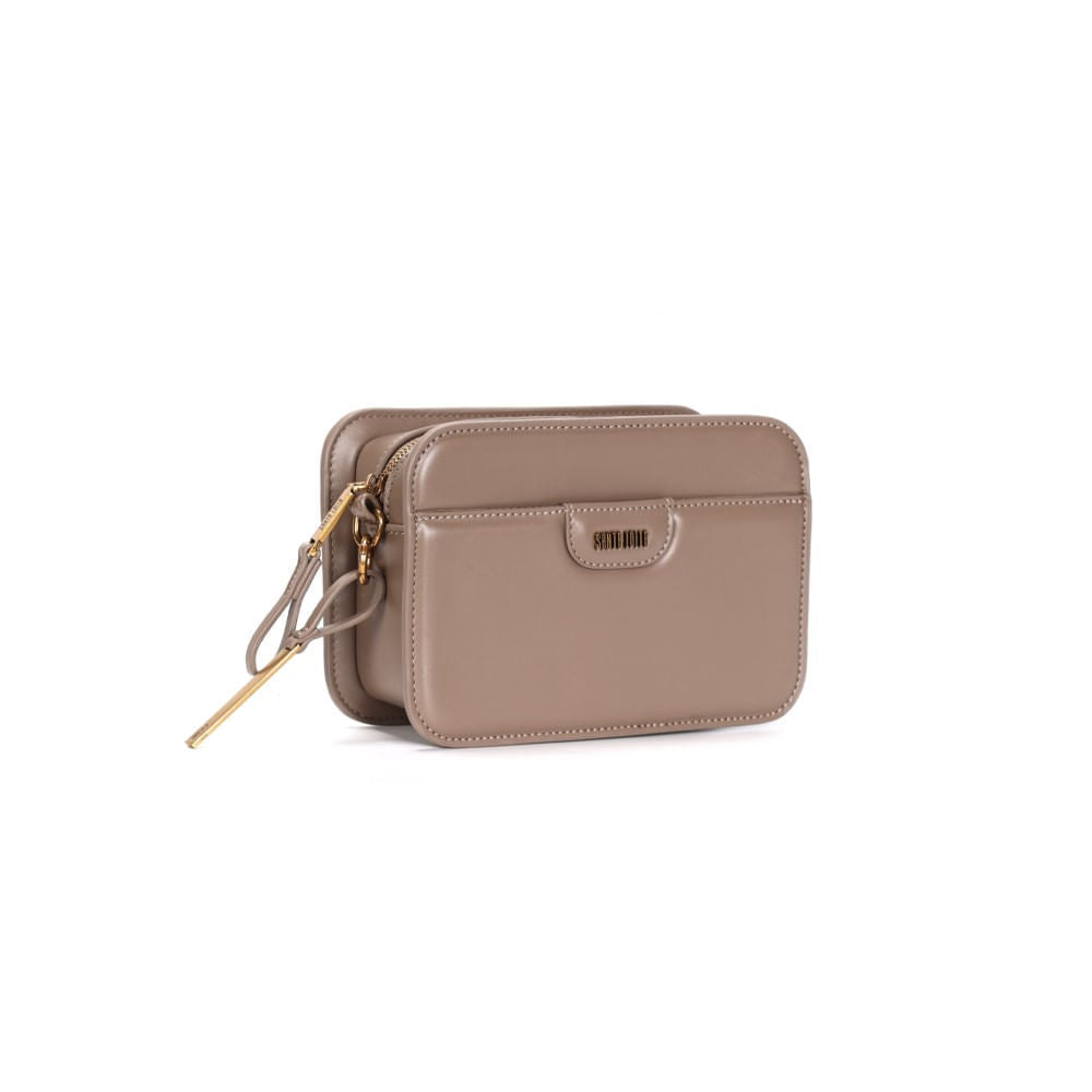 Bolsa Transversal Cinza Santa Lolla