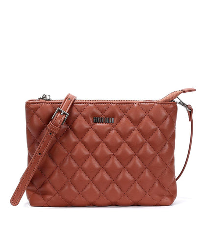 Bolsa Transversal Marrom Cinamon Matelassê