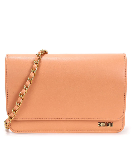 Bolsa Transversal Marrom Cognac Correntes