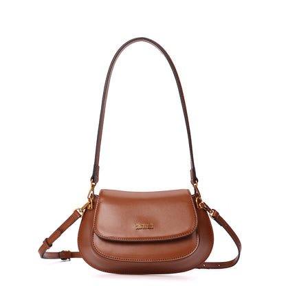 Bolsa Transversal Marrom Santa Lolla Duas Alças