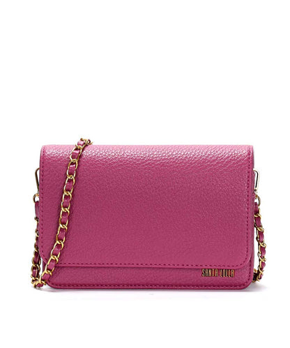 Bolsa Transversal Pequena Santa Lolla Fúcsia