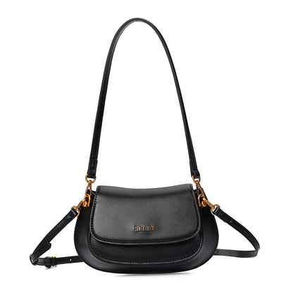 Bolsa Transversal Preta Santa Lolla Duas Alças