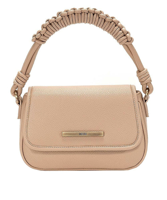 Bolsa Transversal Santa Lolla Areia Alça Tramada