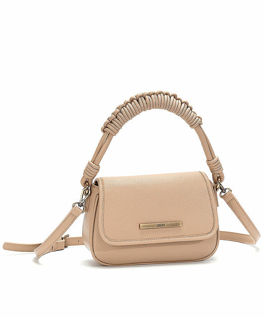 Bolsa Transversal Santa Lolla Areia Alça Tramada