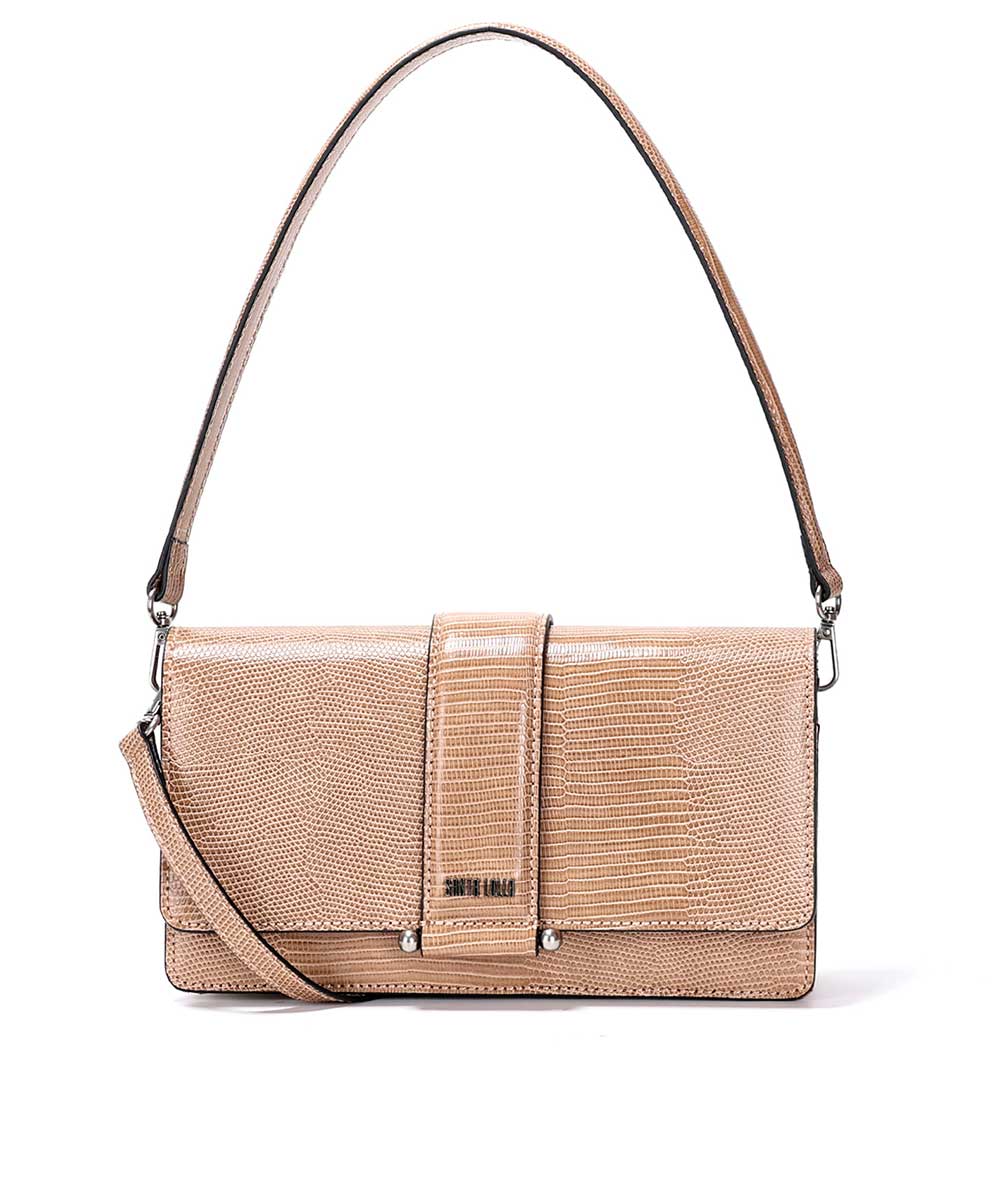Bolsa Transversal Santa Lolla Areia Brilho