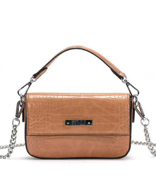 Bolsa Transversal Santa Lolla Areia Brilho