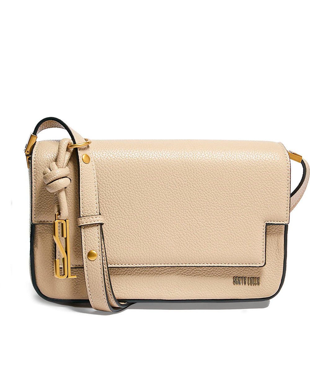 Bolsa Transversal Santa Lolla Areia Chaveiro