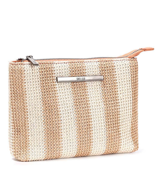 Bolsa Transversal Santa Lolla Areia Retangular