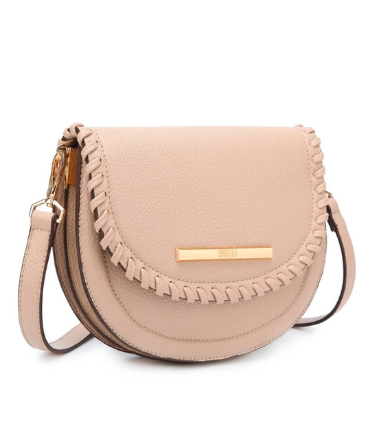 Bolsa Transversal Santa Lolla Areia Tramada Meia Lua