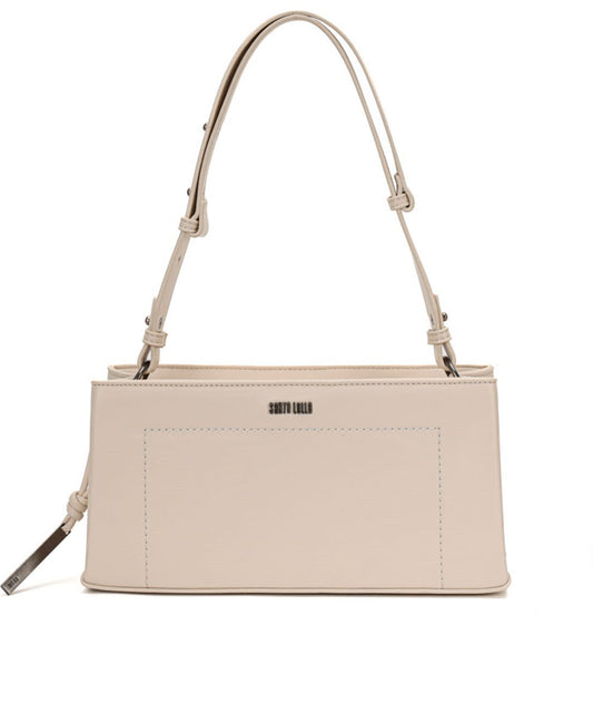 Bolsa Transversal Santa Lolla Baguete Off White