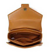 Bolsa Transversal Santa Lolla Caramelo Alça Corrente