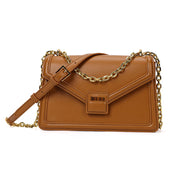 Bolsa Transversal Santa Lolla Caramelo Alça Corrente