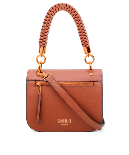 Bolsa Transversal Santa Lolla Caramelo Alça Transversal
