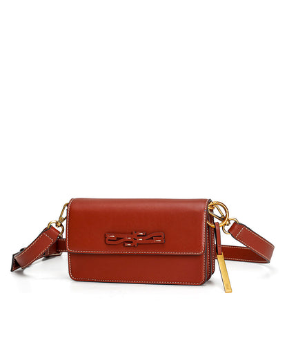 Bolsa Transversal Santa Lolla Ferrugem Pesponto